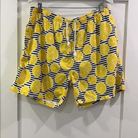 Ingear Lemon print Swim Trunks - Picture 3 of 10